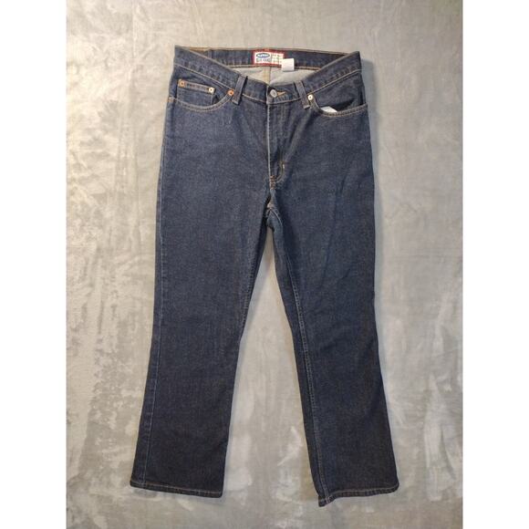 Old Navy Denim - Vtg Old Navy Jeans Womens 8 Ankle Dark Wash High Waist Retro Y2K Casual American